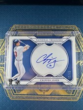 Chipper Jones 2025 Panini National Treasures Auto /49 Braves