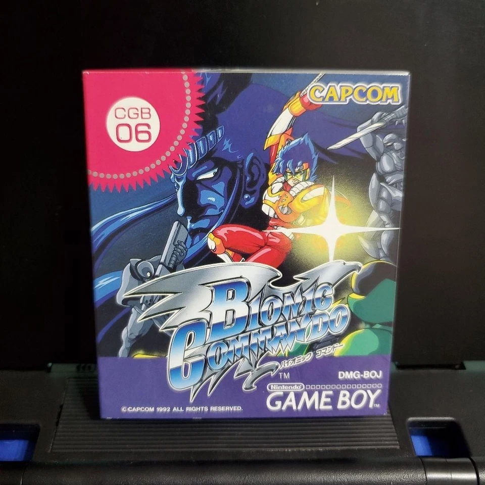 Capcom Bionic Commando Game Boy Japan 1992 Collectible Action Retro Classic - Image 3 of 4