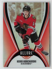 2025-26 Upper Deck Allure Hockey Kevin Korchinski #90 Red Rainbow
