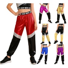 Girls Dancewear Gymnastics Trousers Competition Sweatpants Athletic Pants Yoga