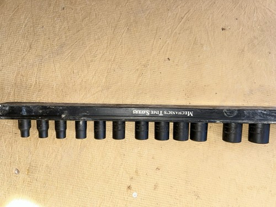 #ad Snap On 1 4 Drive Impact Socket Set. 11 Piece. 6 Point Metric 5mm 15mm Used $125.00