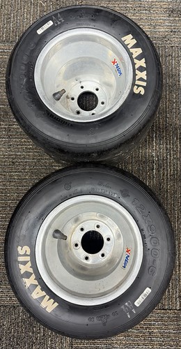 Go Kart Racing  Aluminum Wheels And White Maxxis Tires