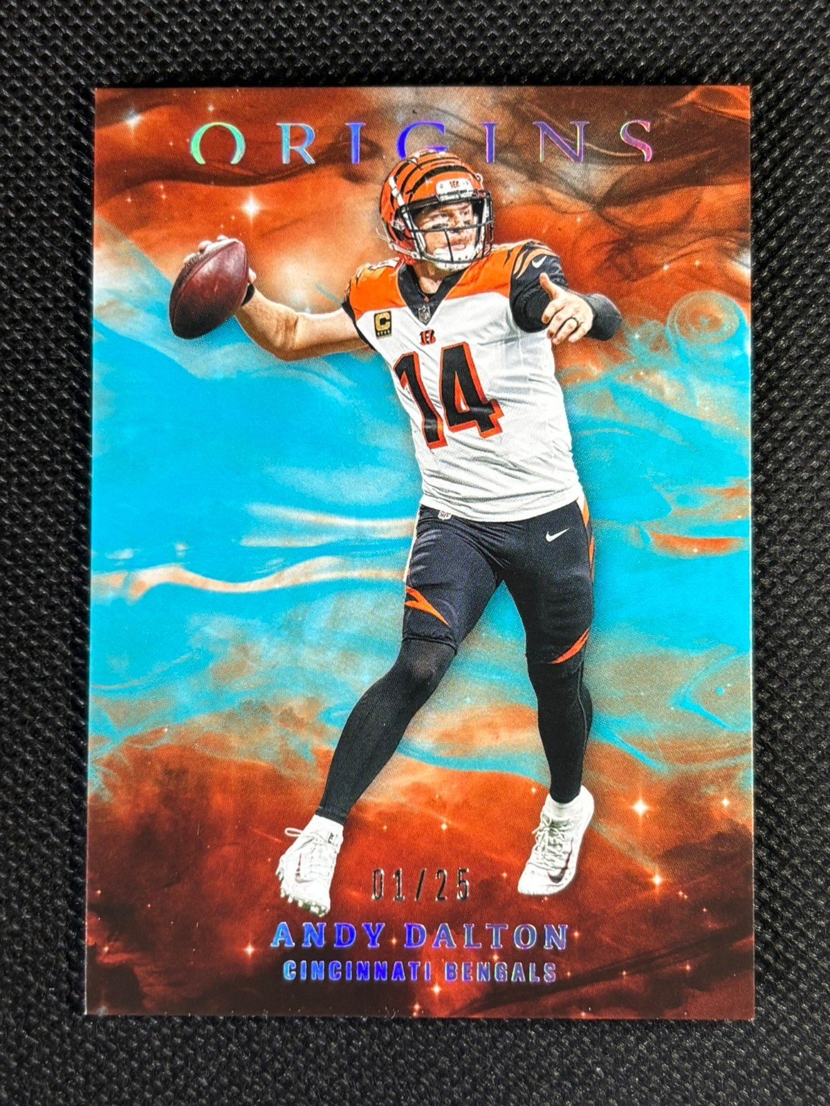 Andy Dalton 2019 Panini Origins #21 Blue #01/25 Bengals SP