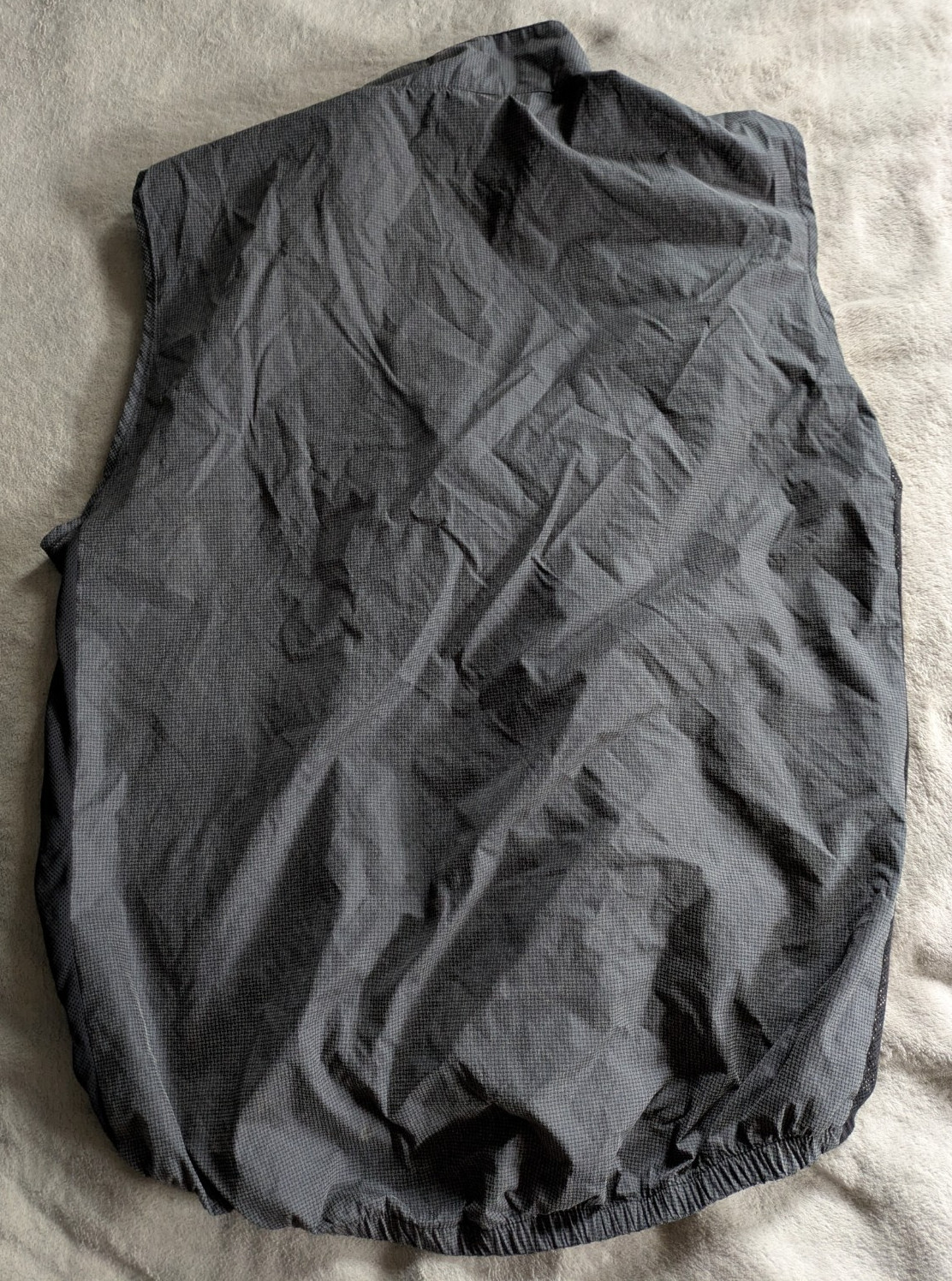 PERFORMANCE Illuminite Windbreaker Sleeveless Cycling Vest Mens M Gray Black