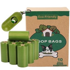 Dog Poop Bags with Dispenser, 150 Count Lavender Scented Forest Green