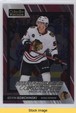2023-24 O-Pee-Chee Platinum Marquee Rookies Matte Pink Kevin Korchinski READ 5ya