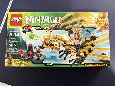 LEGO NINJAGO The Golden Dragon 70503 252pc Complete Set Box Golden Ninja