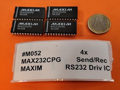 4x MAX232 CPG RS232 Transmitter Multichannel Driver Receiver MAXIM Controller IC