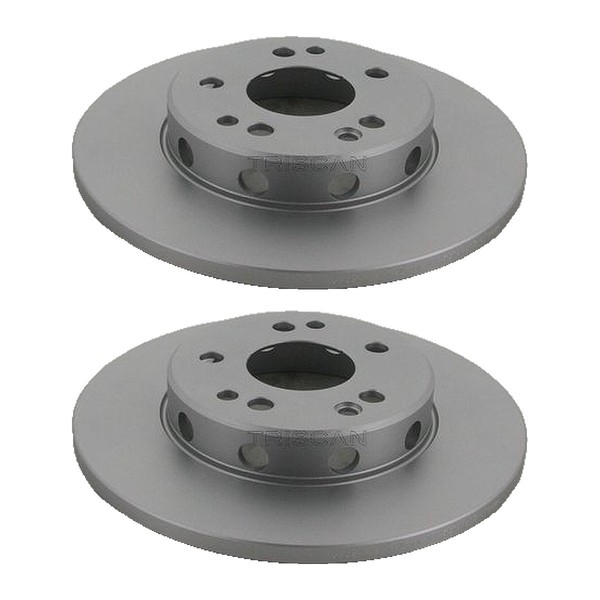 2 Bremsscheiben Voll Ø 284 Mm Triscan FüR U.A. MERCEDES-BENZ 124-image