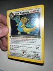 New ListingPokémon Dark Dragonite 5/82 Team Rocket Holo Rare 1st Edition 70 MP SWIRL