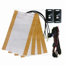 Universal car seat heater,2 seats heated seat,rectangle hi-off-lo switch,fit 12V