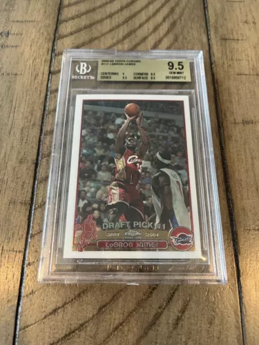 2003-04 Topps Chrome - #111 LeBron James (RC) BGS 9.5!!!! 