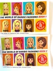 Vintage 1967 Mattel THE WORLD OF BARBIE FASHIONS Book 1 & 2 Catalogs