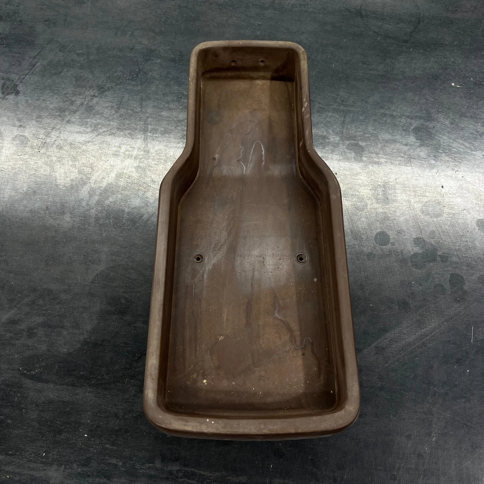 Bandeja consola central marrón oscuro Mercedes Benz W108 280SE 280SEL OEM Foto 2 de 4