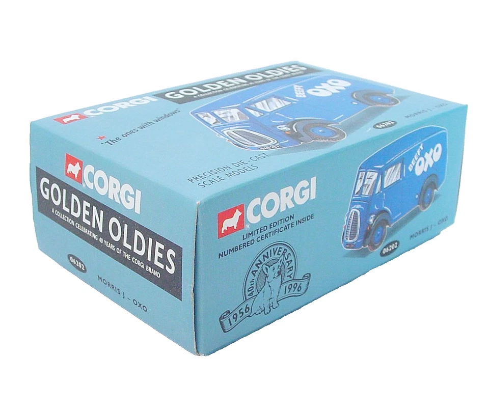 Corgi Toys Golden Oldies 1:43 MORRIS J Van BEEFY OXO Delivery Truck Car 06202 MB - Image 4 of 4