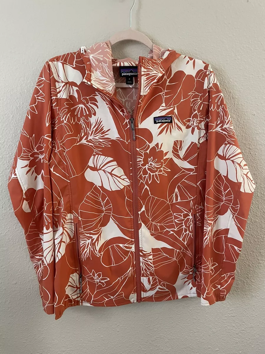 Patagonia womens Bajadas Hoody Windbreaker Zip Up Jacket Size Medium