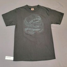 Harley Davidson 2009 Downtown Renton WA Shirt Adult Sz Small Black Double Sided