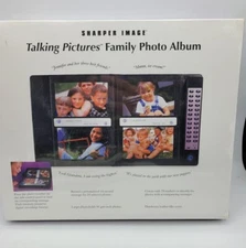 Sharper Image Photo Album Talking Pictures Voice Memos Record 96 Photo 24 Msg  