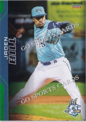 2024 Hartford Yard Goats Jaden Hill RC Rookie Card Rockies Minor League ...