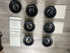 Lot of 7 Crestron Aspire IC6-W-T In Ceiling Speakers