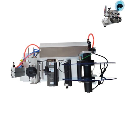 LT-60 Bottle Label Applicator Semi-Automatic Flat Surface Labeler ...