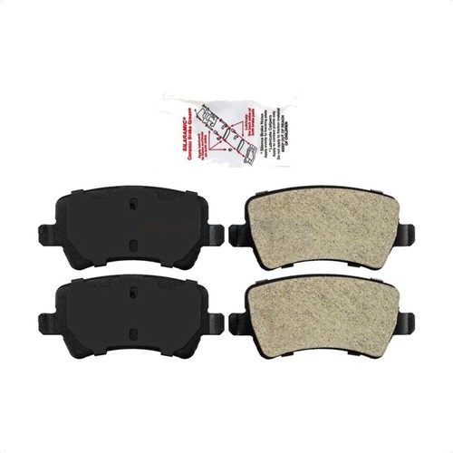 Ceramic Semi-Metallic Pad Coated Brake Rotor Front Rear Kit For 10-15 Volvo XC60 - Picture 6 of 18