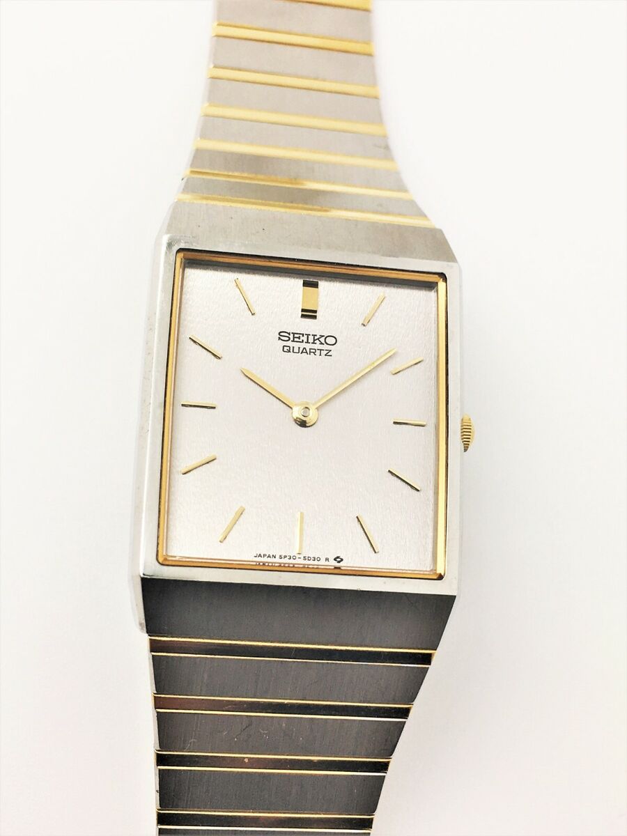 SEIKO MEN'S 5P30-5099 VINTAGE NOT-WORKING DRESS QUARTZ SEIKO MEN'S 5P30-5099 VINTAGE NOT-WORKING DRESS QUARTZ