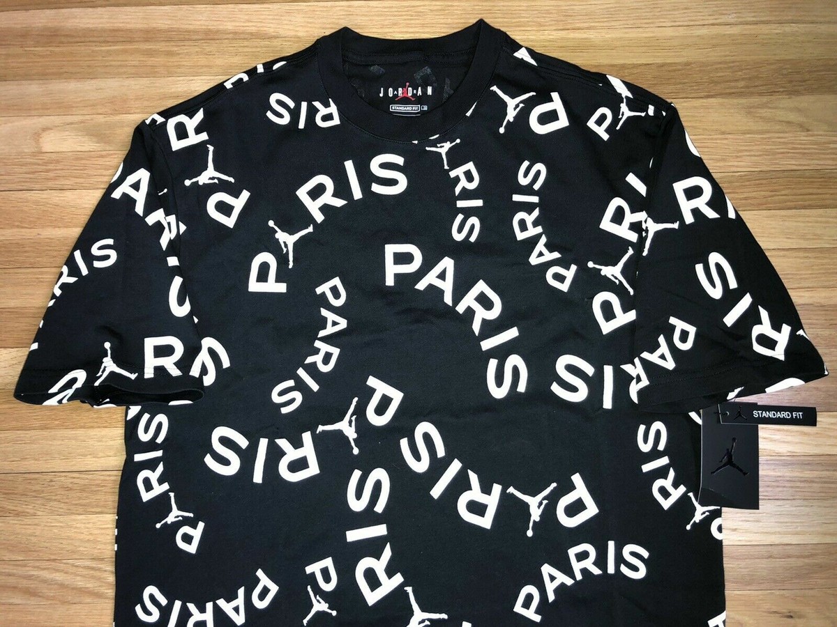 PSG Jordan ブラックカモフラージュシャツ Men's Official Jordan Paris Saint-Germain Fourth Jersey 22
