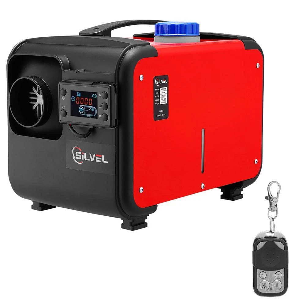 27304 BTU 8000-Watt Red Diesel Heater All-In-1 Kerosene Space Heater With  Remote | eBay