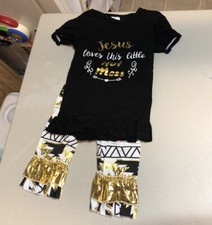 NWOT Girls 2pc. Outfit Size Large 4T