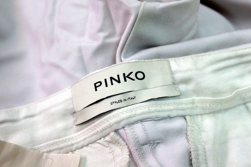 Pinko Jeans Womens White Pants Size 40 Pant Pants Logo - Picture 11 of 12