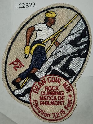 Boy Scout Dean Cow Rock Climbing Mecca Of Philmont Elevation 7,215 Ft.