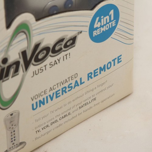 inVoca Voice Activated Universal Remote (4 in 1) - NIB - Imagen 6 de 8