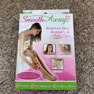 #ad #ad Smooth Away No Shave Public Hair Removal As Seen On TV Easy 1 2 3 New Sealed $10.99