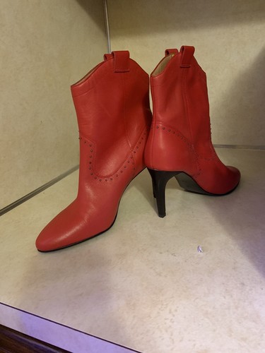 halogen red booties