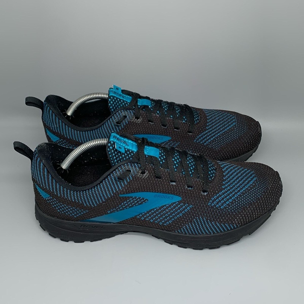 ビー Size 12 - Brooks Revel 5 Black Crystal Teal for sale online | eBay
