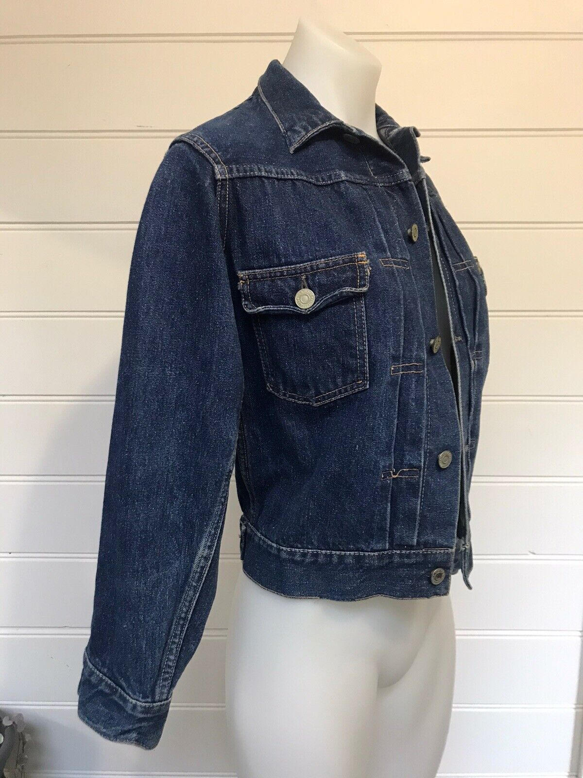 Vintage 1950s LEVIS 507XX BIG E 2nd G Type 2 Levi's Denim Jacket #17 36