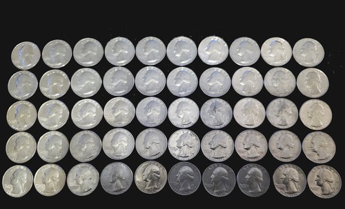US Bicentennial Quarter - Lot of 50 Coins 25¢ antique 1776-1976 americana - Picture 2 of 2