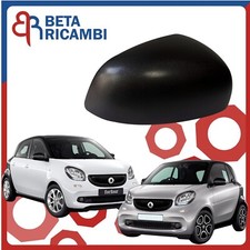 Calotta Specchietto Smart 453 ForTwo ForFour Copertura Retrovisore Nero Destra