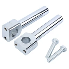 For Harley Honda Motorcycle 1'' Handlebar Risers Clamps Handle Bar Mount