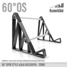 UNIVERSAL STAND for SYNTHS / CONTROLLERS / FX - 60° - Open Style - 60L200F50