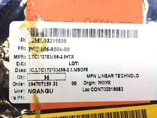 LTC1727EMS8-2.5 LINEAR TECH IC TRPL SPLY MONITOR 2.5V 8-MSOP 6 PIECES