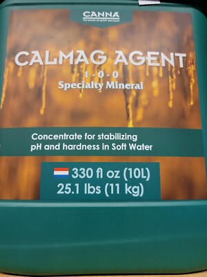 Canna CalMag Agent 1-0-0 Specialty Mineral 10 Liter Concentrate H2O PhStabilizer