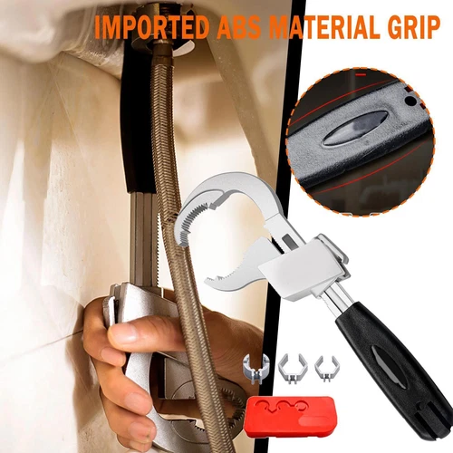 4 in1 Multifunction Adjustable Double-ended Wrench Water Pipe Hand Tool with Box - Picture 3 of 12
