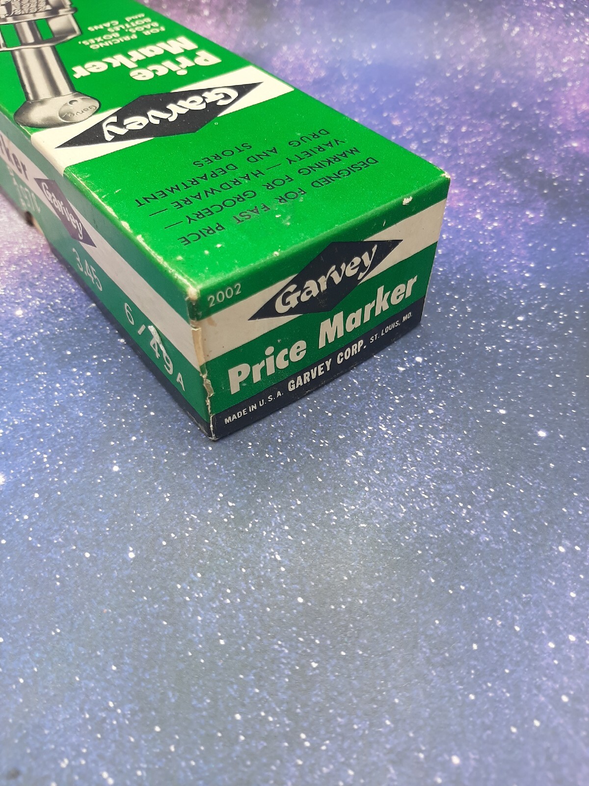 Vintage Garvey Price Marker Model S169 5 Band King Size w Box&Papers