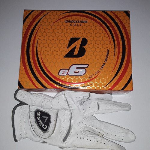 12 New Bridgestone E6 Golf Balls + Large Callaway Golf Glove eBay
