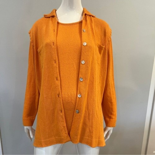 Bottega Veneta, Set maglione e cardigan manica lunga Bottega Veneta vintage - taglia small