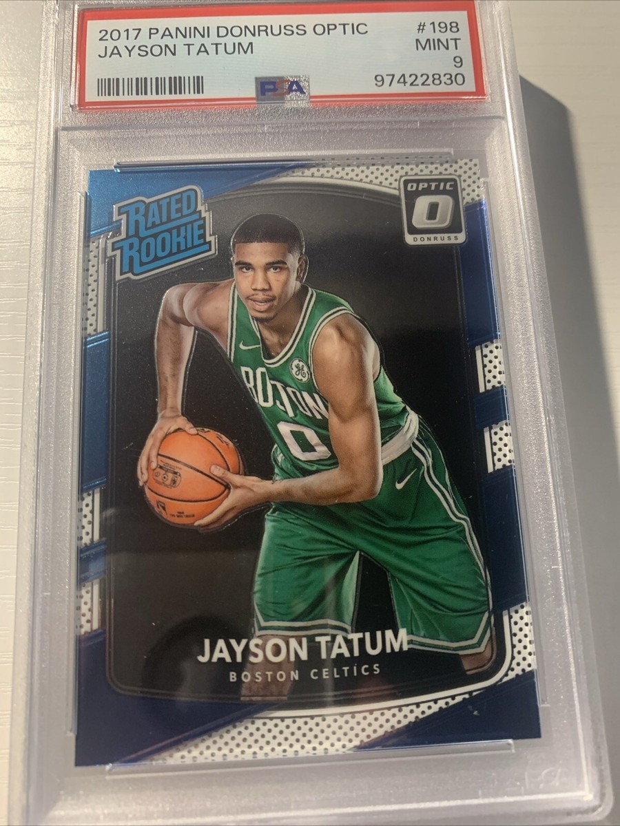 2017-18 Panini Donruss Optic Jayson Tatum #198 PSA 9 | eBay