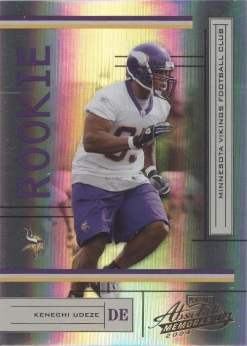 2004 Playoff Absolute Memorabilia Kenechi Udeze #196 - 1 of 2