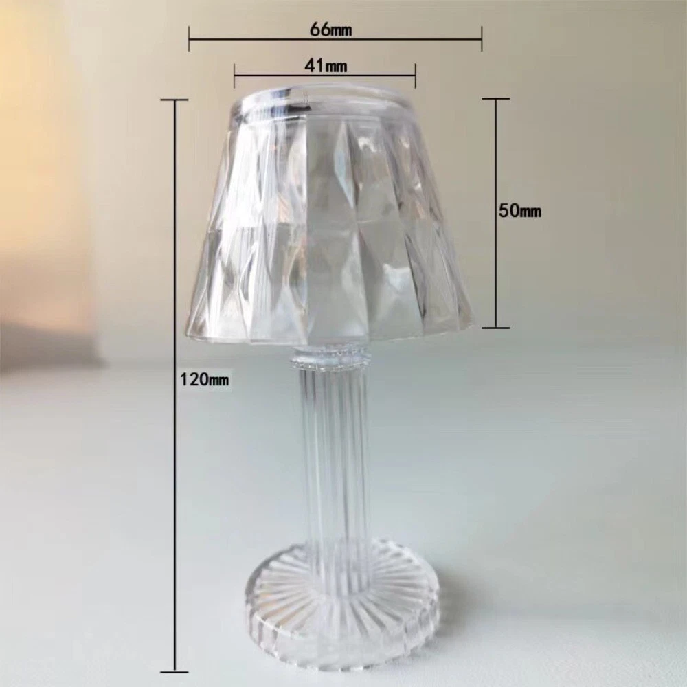 Small silver 2024 bedside lamp